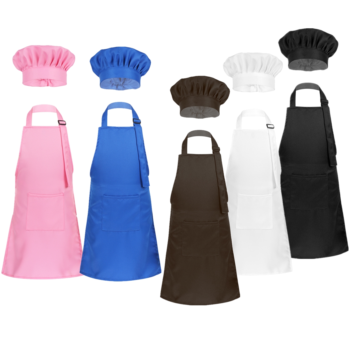 Kitchen Kids Baking Set - مآزر الأطفال للجنسين، مريلة قابلة للتعديل