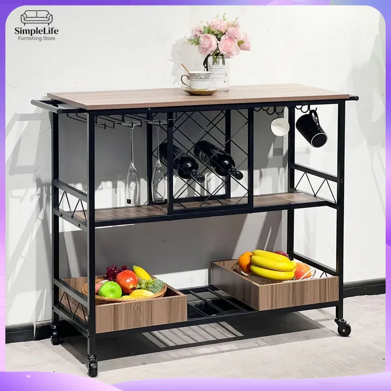 عربة مطبخ متعددة الوظائف مع أر - مراجعة Kitchen Baking Cart وسعره