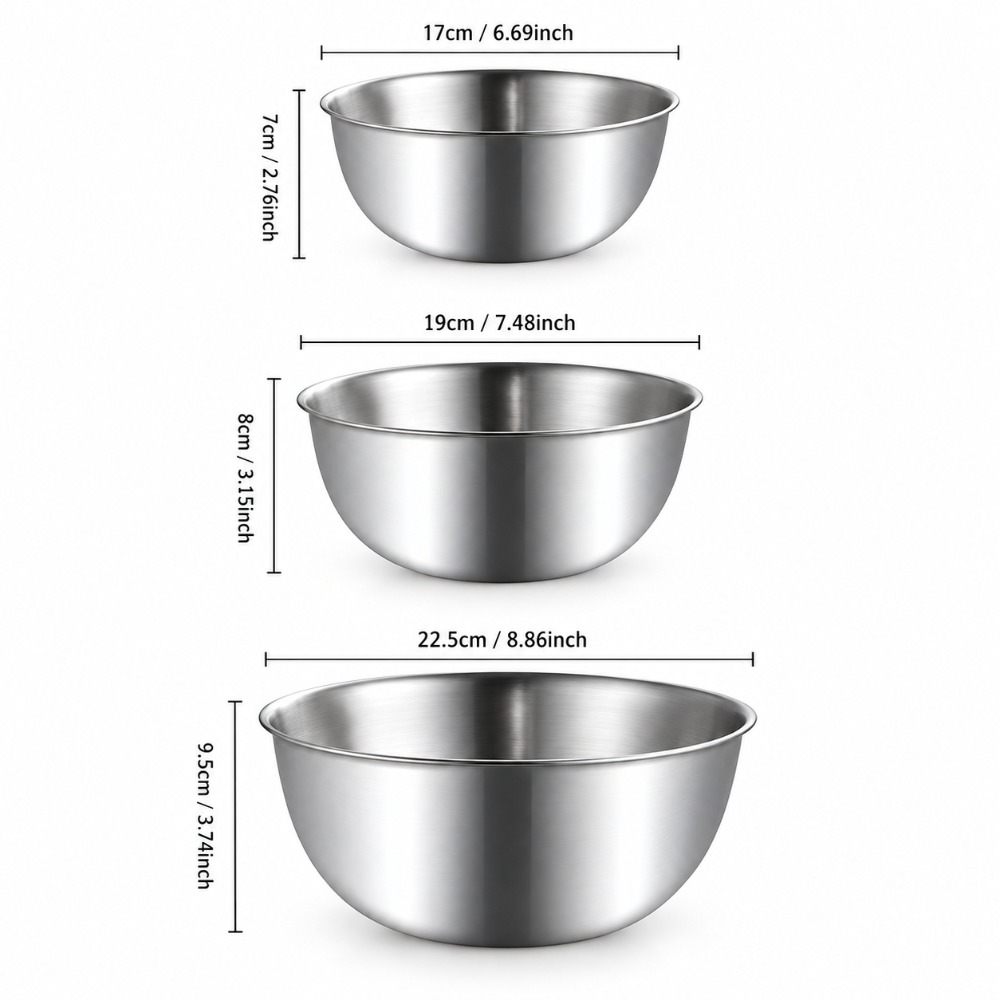 مجموعة أوعية خلط من الفولاذ ال - مراجعة Baking Kitchen Set وسعره