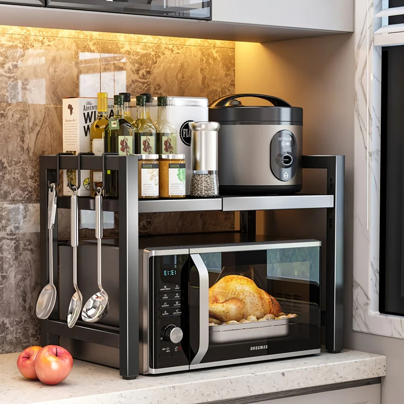 رف قابل للتمديد للميكروويف، حا - مراجعة Kitchen Baking Rack وسعره