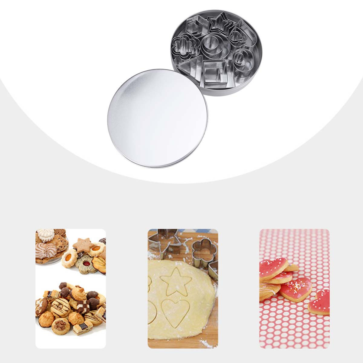 مجموعة قوالب تقطيع البسكويت ال - مراجعة Baking Kitchen Set وسعره