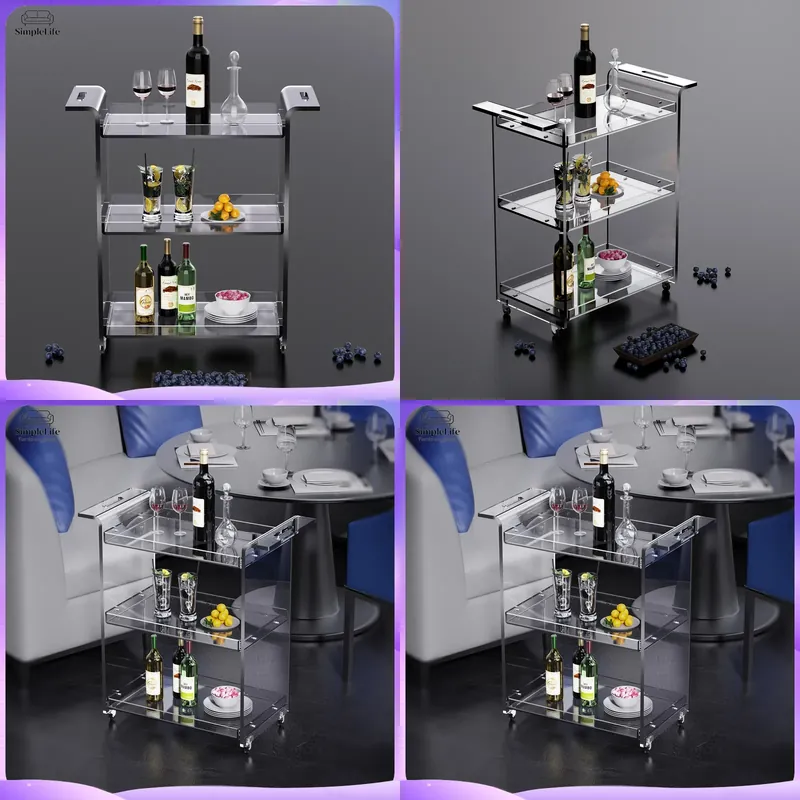 عربة مطبخ عصرية بثلاثة طوابق م - مراجعة Kitchen Baking Cart وسعره