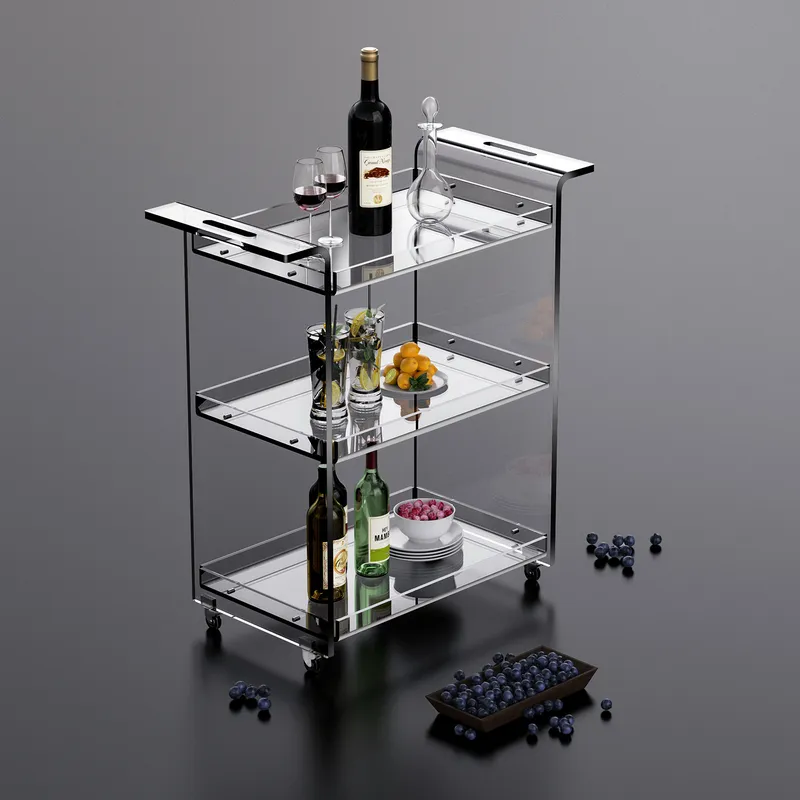 عربة مطبخ عصرية بثلاثة طوابق م - مراجعة Kitchen Baking Cart وسعره