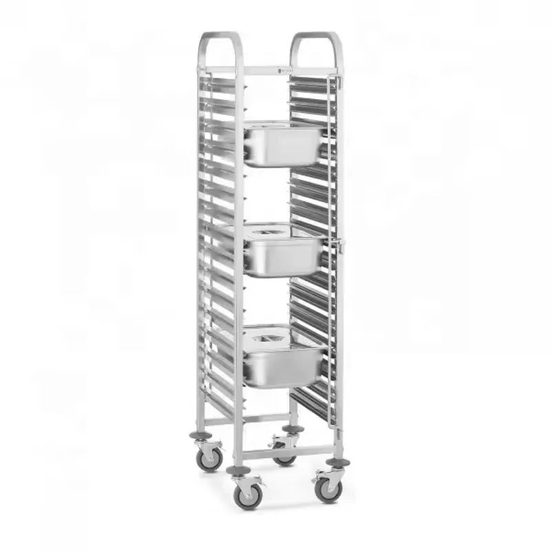 عربة نقل صواني الطعام من الفول - مراجعة Kitchen Baking Cart وسعره