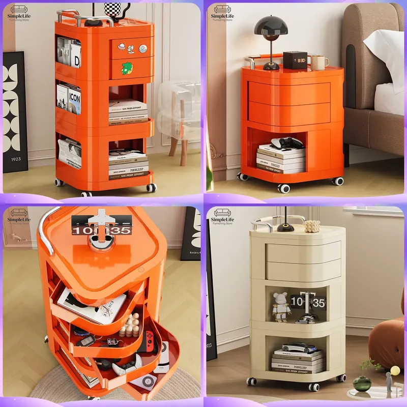 عربة مطبخ متحركة بعجلات، عربة  - مراجعة Kitchen Baking Cart وسعره